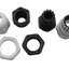 เคเบิ้ลแกลน PG9 สีขาว กันน้ำ ใช้กับสายไฟขนาด 4 - 8 mm. Cable Gland Waterproof Nylon Plastic Cable Gland Connector