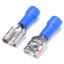 หางปลา FDD1.25-250 สีน้ำเงิน สำหรับสายไฟ 1.5-2.5 mm2 (16-14 AWG) แพ็กละ 20 ตัว Crimp Terminal หางปลาเสียบ FDD1.25-250 ตัวเมีย