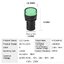 Pilot Lamp LED 22mm. 5-6.3V Red color AD16-22D Panel Mount Indicator ไพล็อตแลมป์ สีแดง