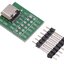 USB TYPE-C DIP PCB Connector Test Plate Solder Female Dip Pin Header Adapter