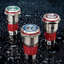 สวิตช์กันน้ำ กดติดปล่อยดับ สแตนเลส แป้นเรียบ Red LED 24V self-reset 16 mm Push Button Switch, IP66 Waterproof 250/5A Metal On-Off Switch Momentary Switch Explosion-proof สวิทช์