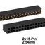 2.54mm Pitch 2x15-Pin Double Row Straight Connector Female Pin Header Strip PCB Board Socket