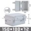 กล่องพลาสติกกันน้ำ 150*100*72 mm. เนื้อหนาแข็งแรงทนทาน Flip-top waterproof box Buckle style ABS new material waterproof IP65 plastic electrical junction box control panel box กล่องกันน้ำ