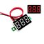 ดิจิตอลโวลต์มิเตอร์ 0.36 นิ้ว DC 2.7-32V สีแดง Mini Digital Voltmeter 0.36inch(0.36") red color Panel Meter
