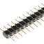 ก้างปลา 1x40 pin 2.54mm Pitch Gold Plated Male 40P 1*40 Round Pin Header Strip Hole Single Row Straight Socket Connector