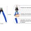 คีมตัด PLATO 170 Wishful Clamp DIY Electronic Diagonal Pliers Side Cutting Nippers Wire Cutter