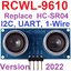 RCWL-9610 Ultrasonic Sensor 2022 Version 3 to 5v Ultrasonic Distance Module replace for HC-SR04 with support for I2C, UART and 1-Wire