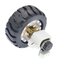 ล้อยางสำหรับมอเตอร์ N20 ขนาด 44x18 mm. D-axis rubber tire robot accessories tracking car model wheel with N20 geared motor