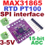MAX31865 PT100 RTD to Digital 3V-5V Converter Board Temperature Sensor Amplifier Module