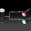 Pilot Lamp AD16-16SS Red and Green Dual Color LED Signal Light Indicator Lamp AD16-16SS AC/DC24V