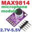 MAX9814 microphone amplifier module MIC microphone sound amplifier 2.7V-5.5V microphone sensor