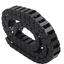 รางกระดูกงู เก็บสายไฟ 10x20mm ยาว 1 เมตร Cable Drag Chain แบบมี End Fits หัวท้าย โซ่เก็บสายไฟ