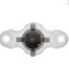 ล้อหมุนอิสระ ทุกทิศทาง Skinny Vacuum W420 steel ball universal wheel, 2-wheel UNO smart car chassis bull's-eye nylon mbot, N20 ล้อรถ