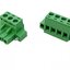 Wall plug-in terminals 2EDGWB-5.08MM 3Pin Screw Terminal Block Through Wall Dust Cover Distance 5.08mm (Wall socket + plug)