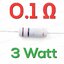0.1 โอห์ม 0.1 Ohm 3W 5% เมทัลออกไซด์ ฟิล์ม Metal Oxide Film Resistor 0.1R