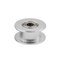 ลูกรอก พูลเล่ย์ รูใน 3mm แบบเรียบไม่มีฟัน ใช้กับสายพาน 6mm 2GT 16T Bore 3mm H-type Aluminum Timing belt Pulley Without Tooth For DIY 3D Printer