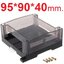 กล่อง PLC ขนาด 95X90X40 mm. Enclousure Case DIY PCB Shell Plastic Transparent Industrial Control Box PLC Controller Box กล่องอเนกประสงค์ ฝาใส