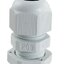 เคเบิ้ลแกลน PG9 สีขาว กันน้ำ ใช้กับสายไฟขนาด 4 - 8 mm. Cable Gland Waterproof Nylon Plastic Cable Gland Connector