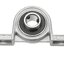 แบริ่ง KP001 รูใน 12mm Spherical Roller Shaft Support Zinc Alloy Mounted Pillow Block Bearing Housing zinc alloy holder seat spherical seat Self-Aligning Vertical inner diameter 12 mm