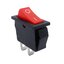 สวิตช์กระดก 250V 16A สีแดง 2ทาง 2ขา size 13.5*30.5mm KCD3 rocker switch
