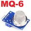 MQ-6 ตรวจจับแก๊ส ความไวสูงต่อแก๊ส LPG, บิวเทน และแก๊สหุงต้ม ใช้ในระบบเตือนภัยแก๊สรั่ว LPG Gas Sensor Module Liquefied Propane Iso-butane Butane Combustible Gas Detection Sensor MQ6