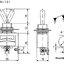 สวิทช์โยก 2 ทาง 3 ขา 16A 250V E-TEN 1121 3Pin SPDT 3 Feet 2 Gear Toggle Switch ON - ON