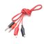 สายไฟปลั๊กกล้วย คลิปจระเข้ ยาว 1 เมตร 4mm Banana Plug with Alligator 35mm.Clip electric to AV Electrical Clamp Test Lead cord Cable Connectors wire for Multimeter สายไฟพร้อมปากคีบ