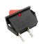 สวิตช์กระดก 250V 16A สีแดง 2ทาง 2ขา size 13.5*30.5mm KCD3 rocker switch
