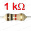 1K 1/4W 5% ตัวต้านทาน แพ็คละ 100 ตัว Carbon Film Fixed Resistor