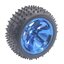 ชุดล้อรถขอบยางขนาด 85 มม.พร้อมที่ยึดล้อใช้กับเพลามอเตอร์ 4 มม. Rubber wheel 85mm with Coupling 4mm Shaft Motor car tires chassis Motor Robot