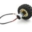 ล้อยางสำหรับมอเตอร์ N20 ขนาด 44x18 mm. D-axis rubber tire robot accessories tracking car model wheel with N20 geared motor