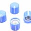 ลูกบิด 15X13 mm. D-Axis plastic knob cap half shaft handle volume adjustment for rotary encoder potentiometer volume control ลูกบิดโวลุ่ม วอลลุ่ม