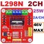 L298N Dual H Bridge DC Stepper Motor Driver Board