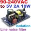 switching power supply 90-240Vac to 5V 2A 10W with EMC built-in isolation low ripple AC-DC power module สวิตชิ่ง พาวเวอร์ซัพพลาย