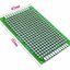 แผ่นปริ๊นอเนกประสงค์ 2 หน้า 4x6cm ไข่ปลา สีเขียว FR4 Double Side Prototype PCB Bread board Universal green 2.54mm Grid DIY Kit