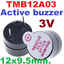 TMB12A03 12x9.5mm 3V Active buzzer
