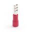 หางปลา FDD1.25-110 สีแดง สำหรับสายไฟ 0.5-1.5 mm2 (22-16 AWG) 300V แพ็กละ 20 ตัว Crimp Terminal หางปลาเสียบ FDD1-110 ตัวเมีย