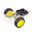 ตัวถังรถ 2 ล้อ อะคริลิคใส Smart car chassis 2WD 2 wheels car bottom plate the clear acrylic โครงรถ