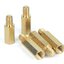 เสาทองเหลือง M3x6+6mm. เสารองPCB Single Head Hexagonal Copper Pillar Support Column เสาหกเหลี่ยม เสารองปริ้น M3*6+6mm