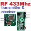433Mhz RF transmitter and receiver Module link kit For arduino/ARM/MCU