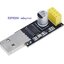 เครื่องโปรแกรม ESP01 Programmer Adapter UART ESP-01 Adaptater ESP8266 CH340G USB to Serial Wireless Wifi Developent Board Module