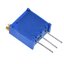 Trimpot 1k ปรับหมุนได้ 25 รอบ 3296W 25 Turn 0.5w potentiometer adjustable resistance