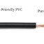 สายไฟ VSF 0.5 Sq.mm. 3A 300/500V 70C สีดำ สายไฟอ่อน สายคอนโทรล แบ่งขายเป็นเมตร