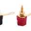 ปลั๊กกล้วย ชุบทอง ตัวเมีย 4mm สีดำ Binding post Hex Head Terminal 4 mm. Terminal Connector Binding Post Banana Plug Jack Mount 4MM Black color gold platin บานานาปลั๊ก
