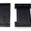 กล่อง PLC ขนาด 145*90*40 mm. สีดำ plastic box enclosure electronics plastic housing din rail enclosure electrical cabinet PLC plastic junction box enclosure black color
