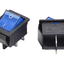 สวิตช์กระดก 4 ขา มีไฟสีน้ำเงิน Rocker Switch 16A 250V (20A 125V) AC Electrical Equipment Switches 4 Pin KCD4 สวิทช์