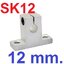 SK12 รูใน 12mm. bearing shaft support rod round shaft support linear bearing mount axis support ที่ยึดแกนเหล็ก ที่ยึดแบริ่ง
