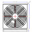 ฝาครอบกรองฝุ่น สำหรับพัดลมขนาด 120mm. Dustproof Filter Guard Grill Protector