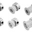 พูลเล่ย์ สายพาน ขนาด 20ฟัน ใช้กับแกนเพลามอเตอร์ 5mm 2GT.ใช้กับสายพาน 6mm, 20 Teeth Timing Pulley Bore 5 mm drive pulley mechanical stepping motor active pulley
