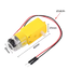 มอเตอร์เกียร์ทดรอบ DC 3V-6V 1:48 มีแกนเพลาข้างเดียว Smart car yellow tt motor DC gear motor with wire free welding single-axis plastic gear tooth box 1:48